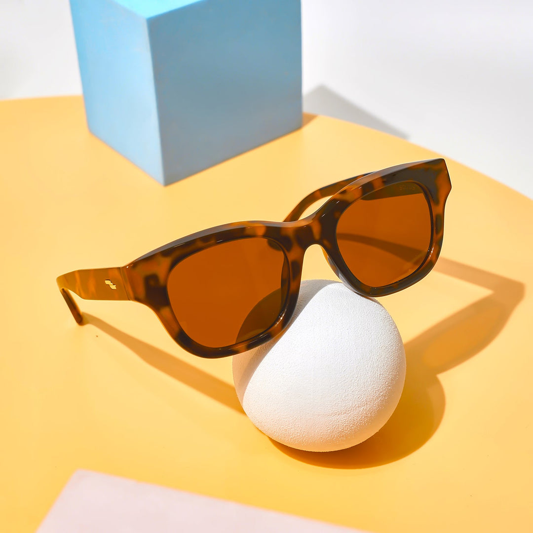 5 Colors - logo metal sunglasses