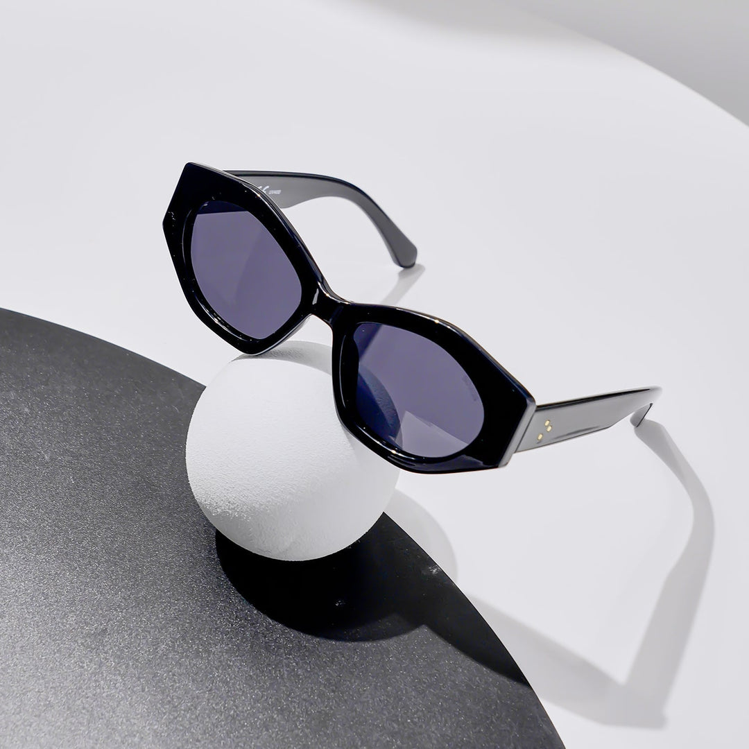 4-color fashionable four-leaf clover temple polarized sunglasses