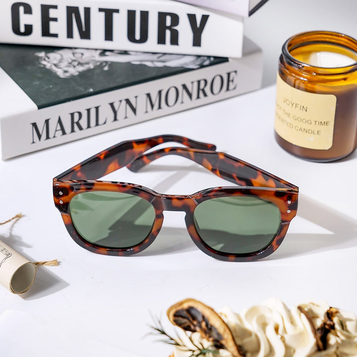 5 color luxury rhinestone lens polarized sunglasses
