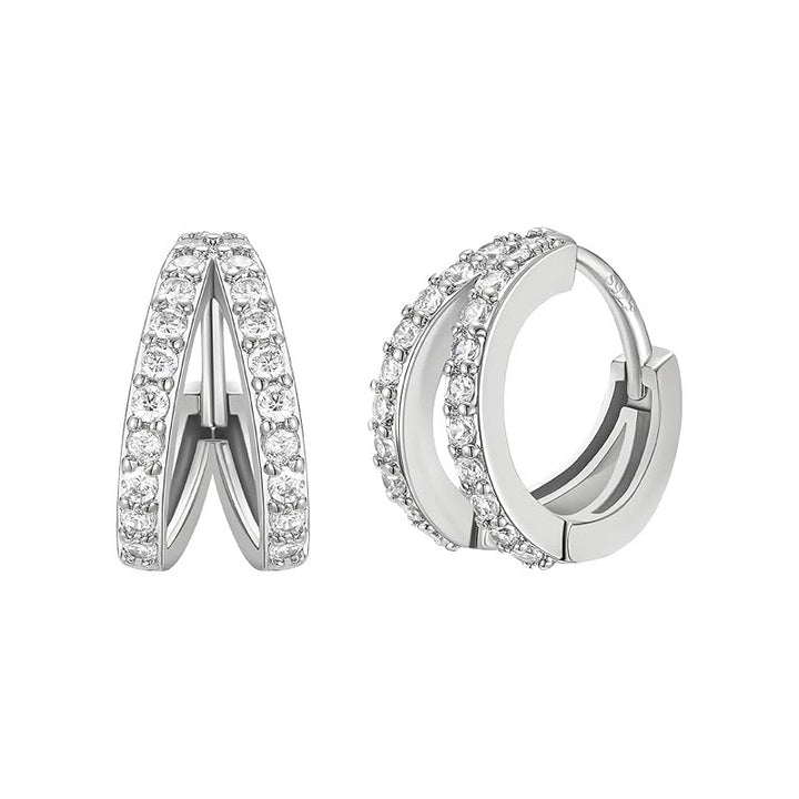 925 Sterling Silver Premium Feeling Earrings