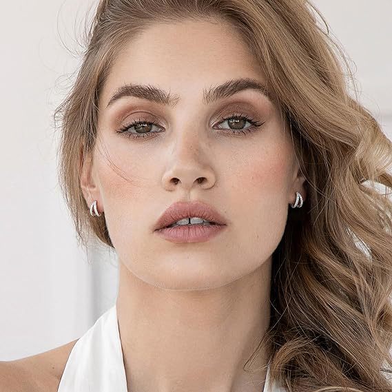 925 Sterling Silver Premium Feeling Earrings