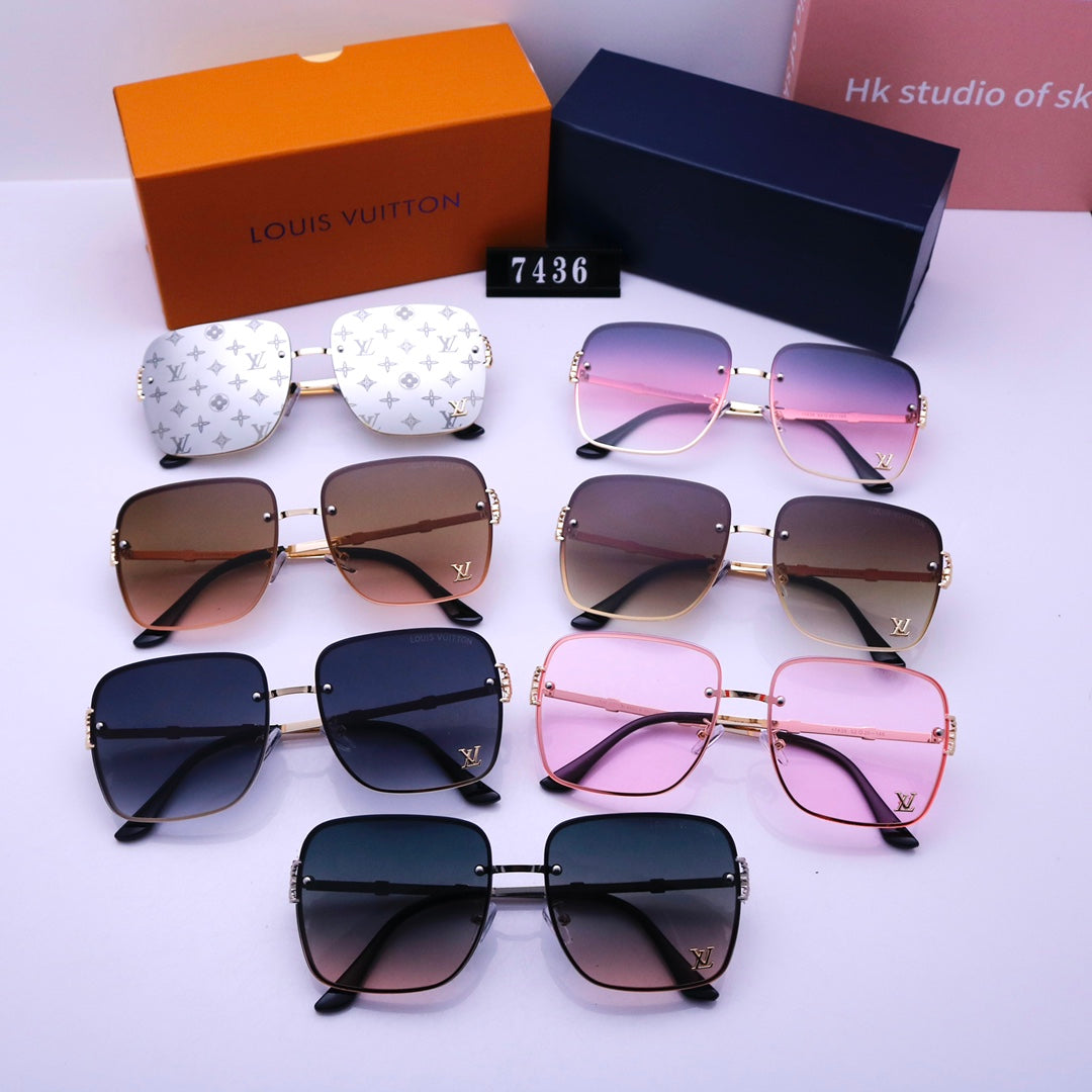 7 Colors - Elegant Metal Sunglasses