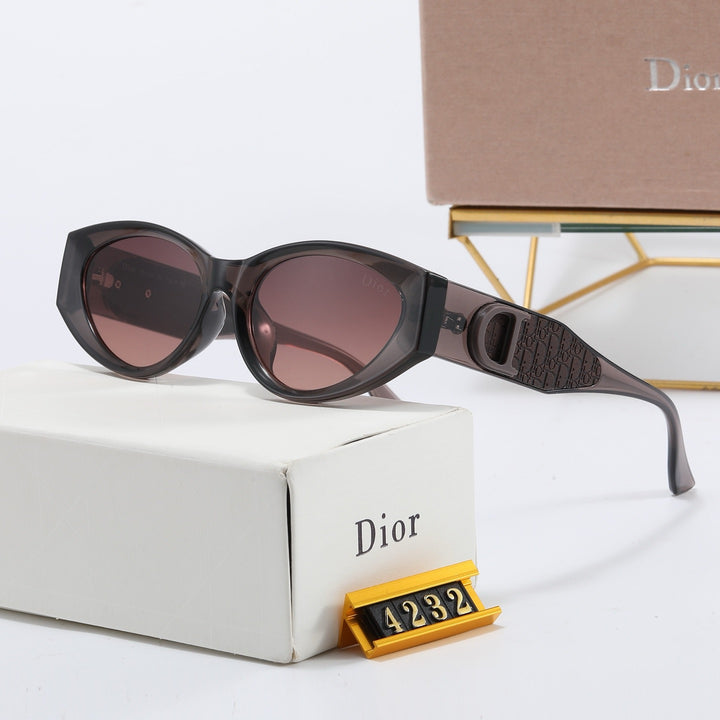 Unique cat-eye shape sunglasses in 4 colors