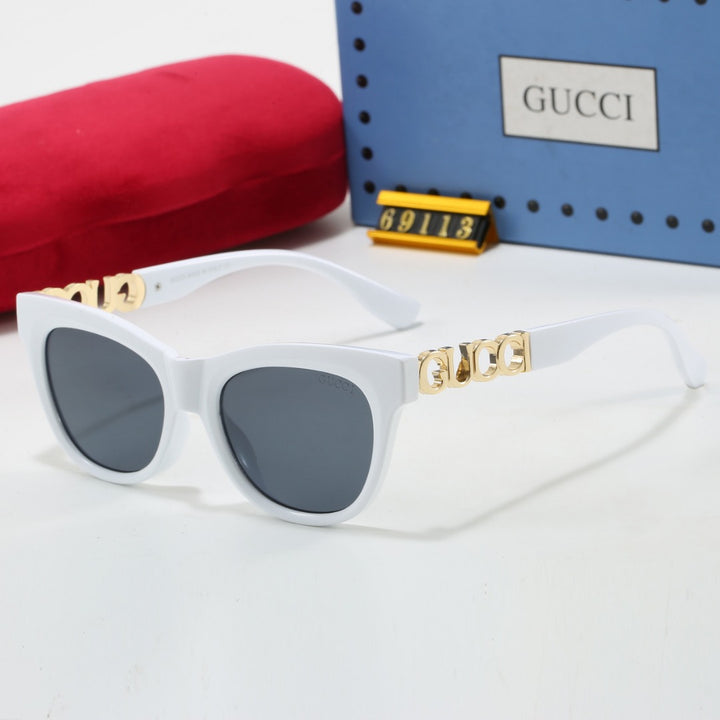 7 Color Fashion Monogram Embellished Sunglasses
