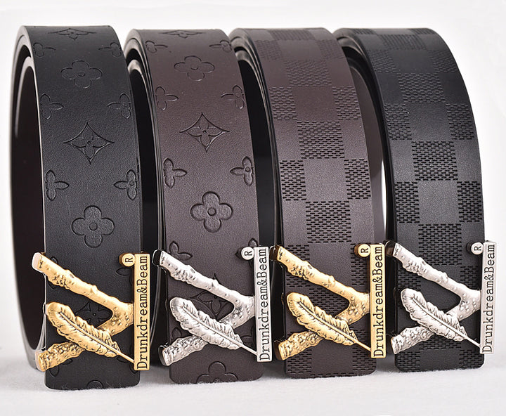 4 Color Fashion Letter Belt
