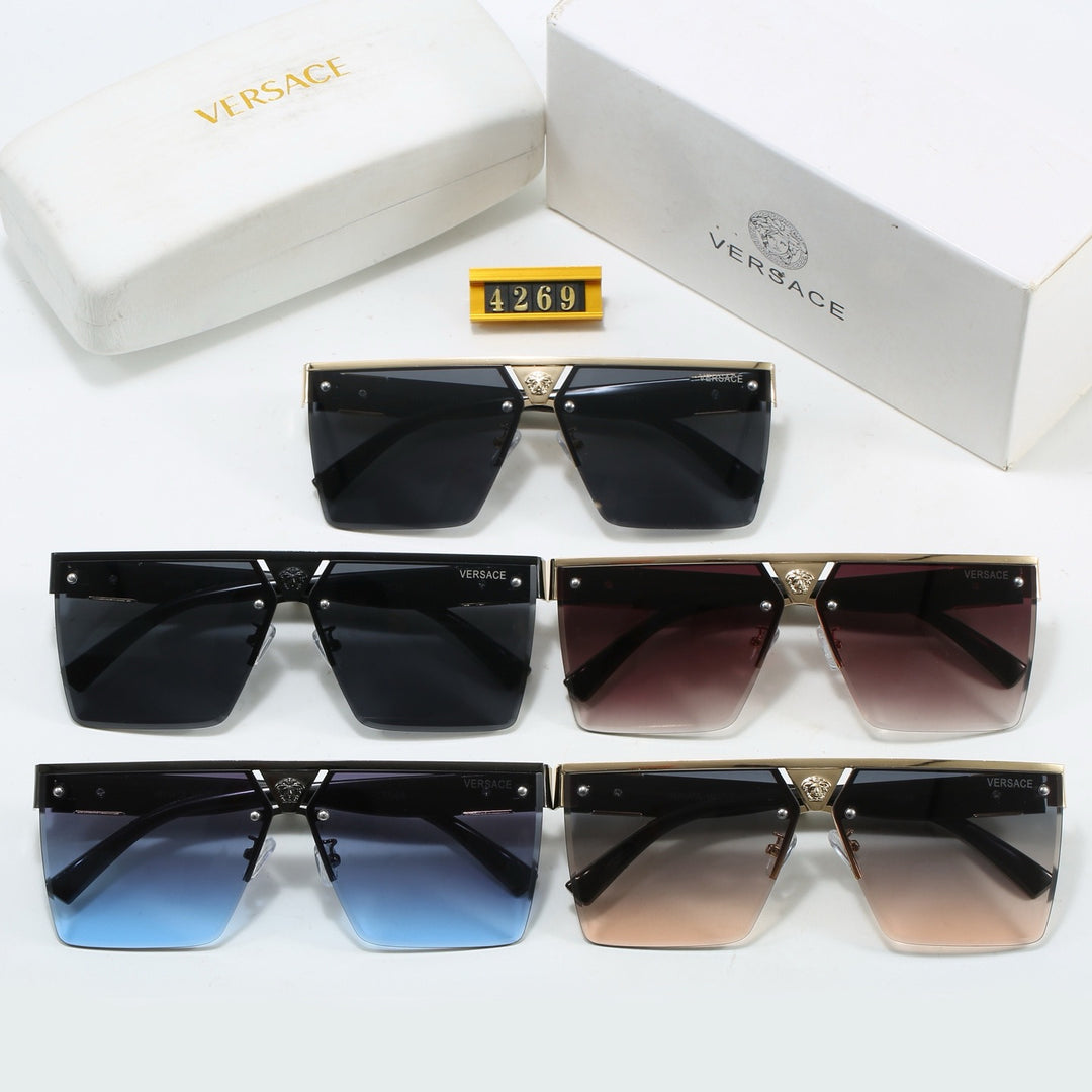 5 Color Square Shield Fashion Sunglasses