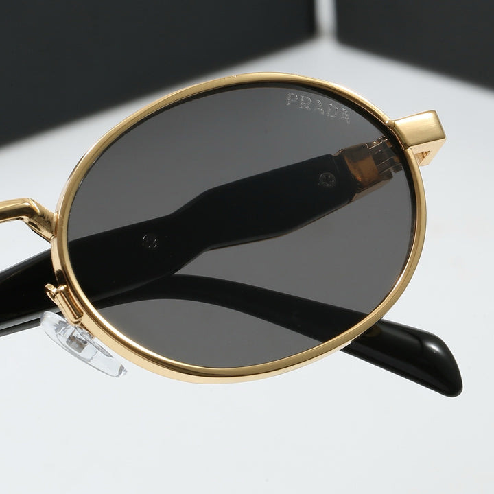 4 Color Oval Design Sunglasses