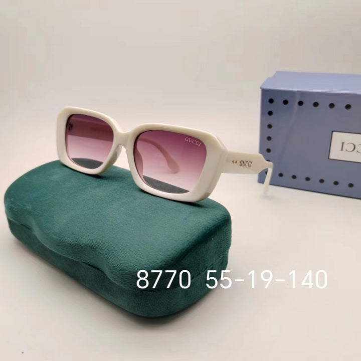 Modern square glasses in 6 colors