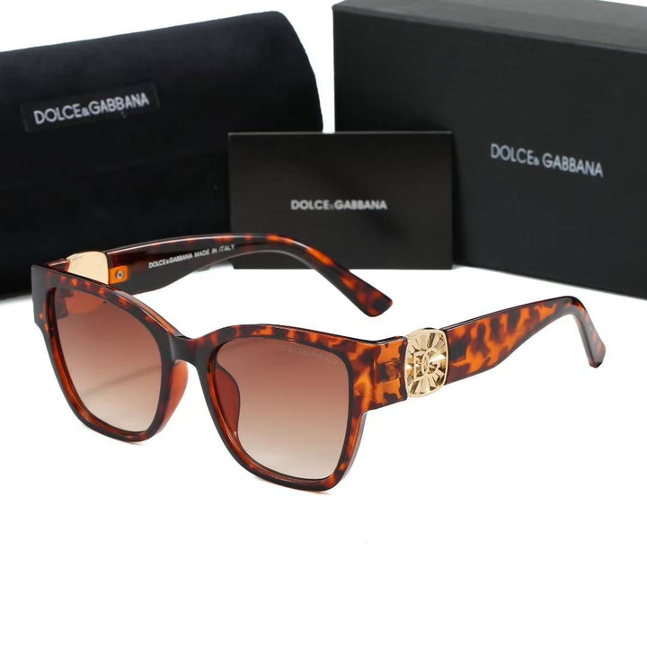 6 Color Metal Logo Design Sunglasses