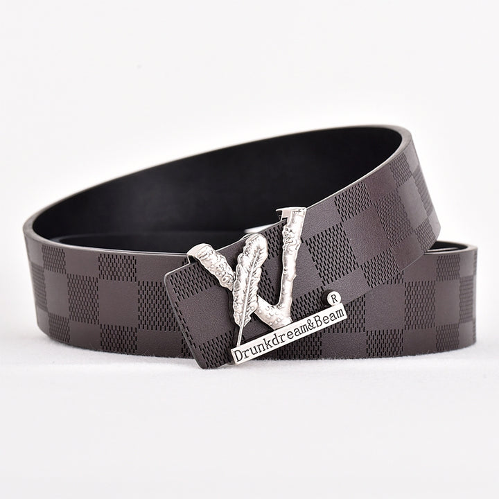 4 Color Fashion Letter Belt