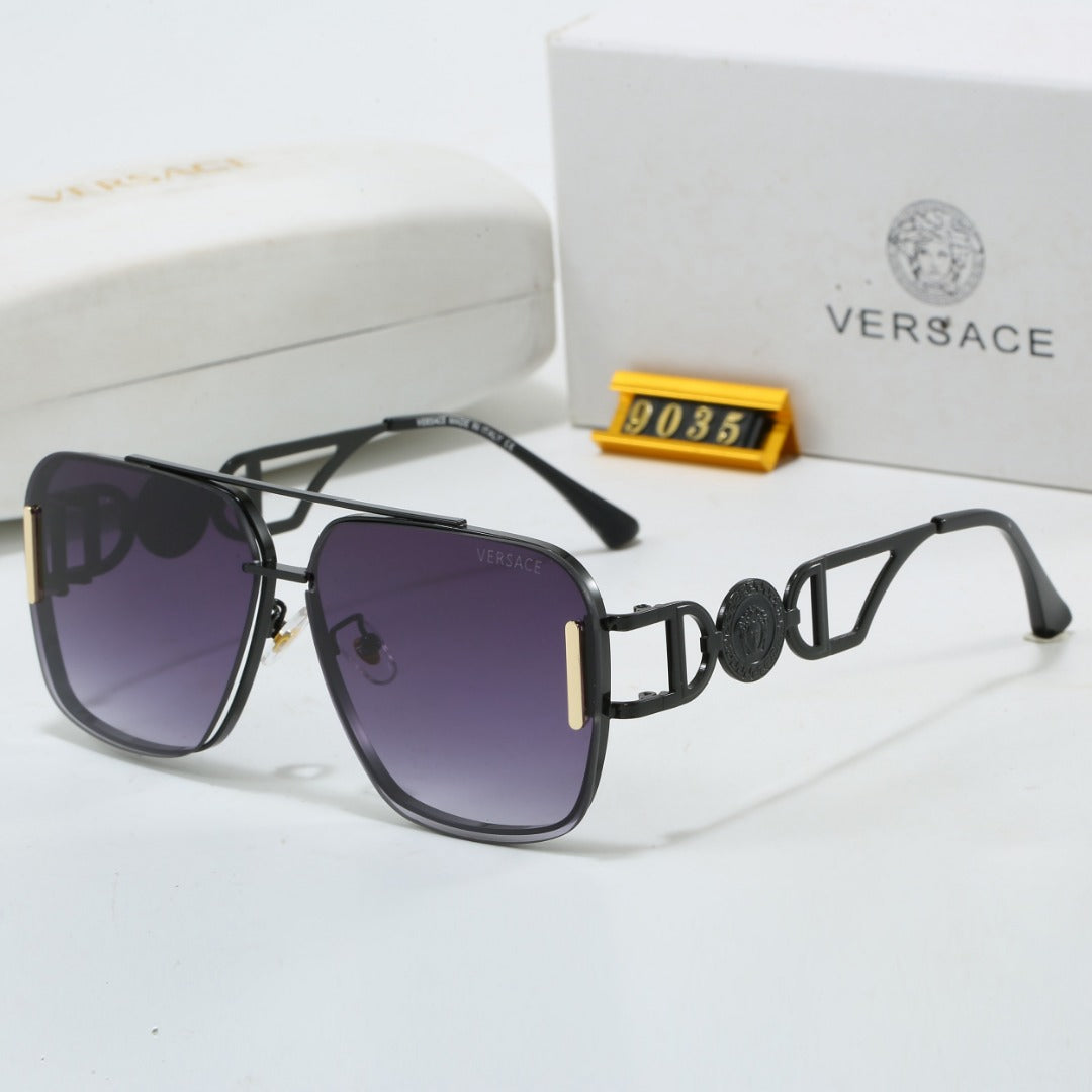 6 Color Metal Embellished Geometric Sunglasses