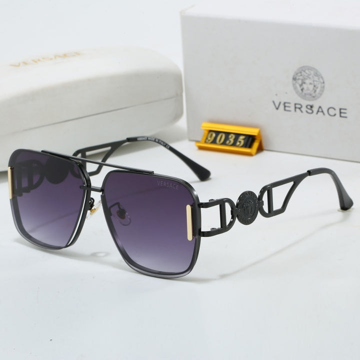 6 Color Metal Embellished Geometric Sunglasses