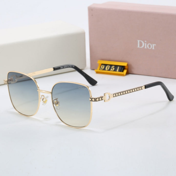 7 Color Elegant Metal Frame Sunglasses