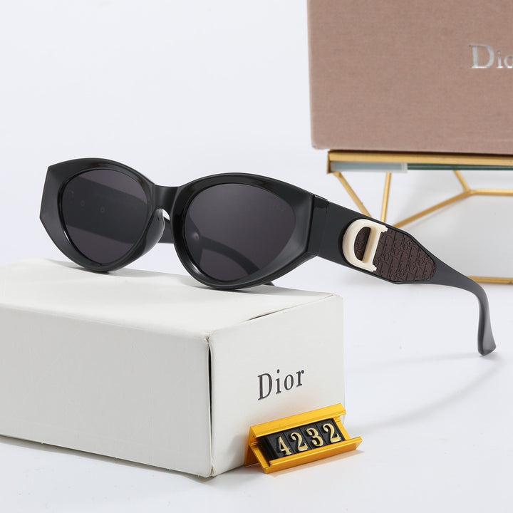 Unique cat-eye shape sunglasses in 4 colors