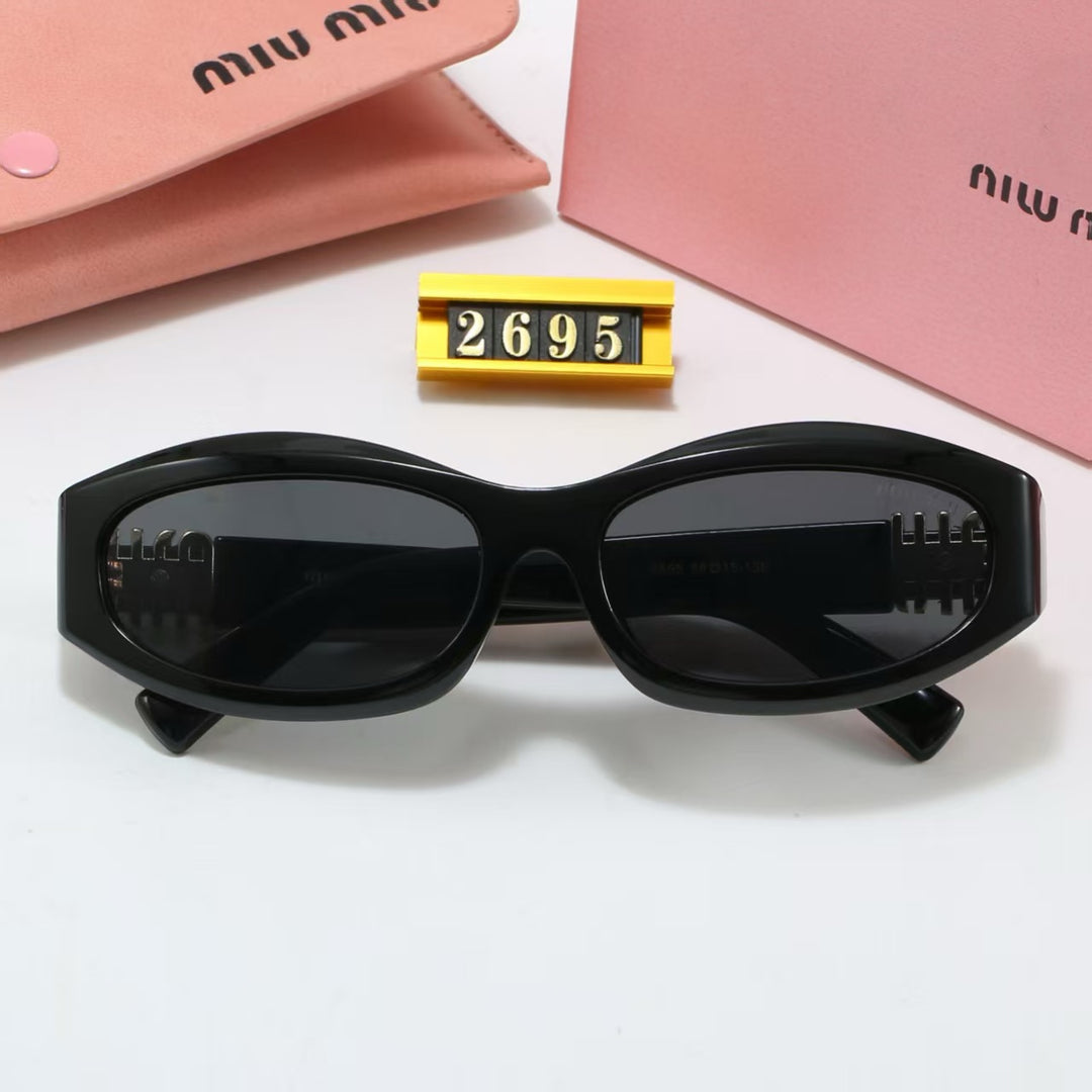 Glamorous Cat Eye Faux Square Sunglasses in 4 Colors