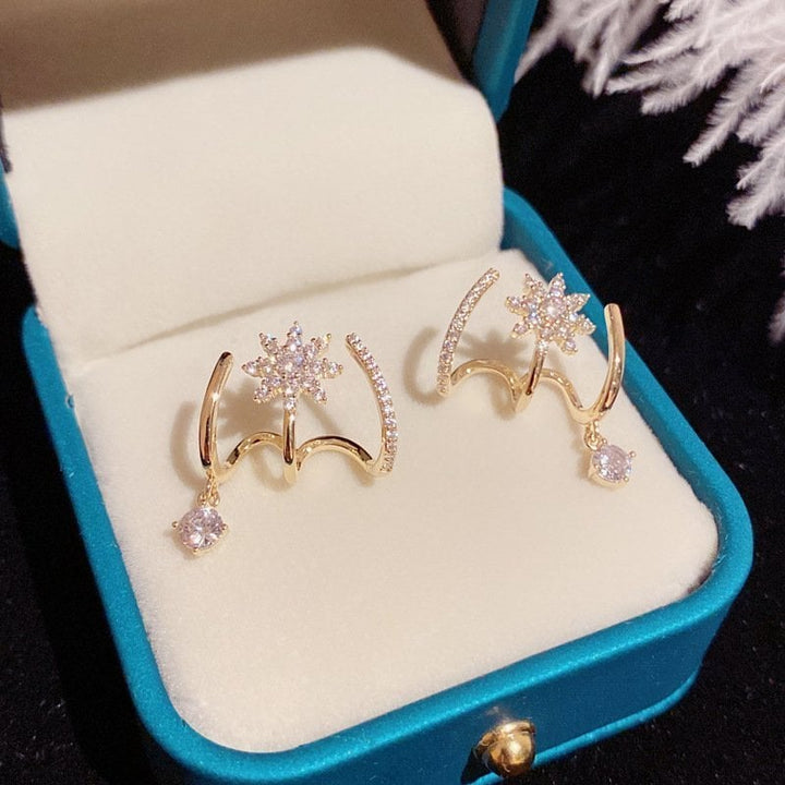 Snowflake Claw Earrings