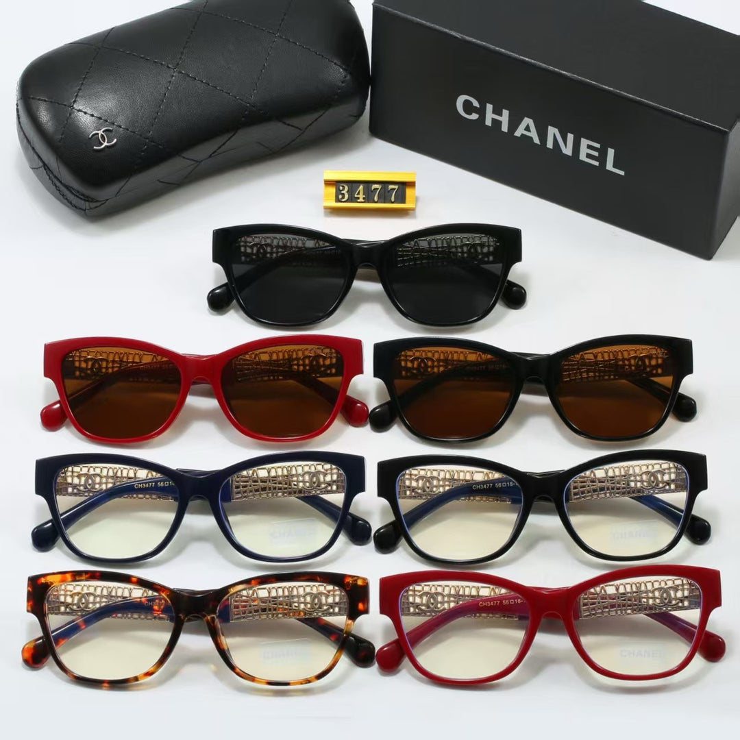 7 Colors of Metal Embellished Sunglasses