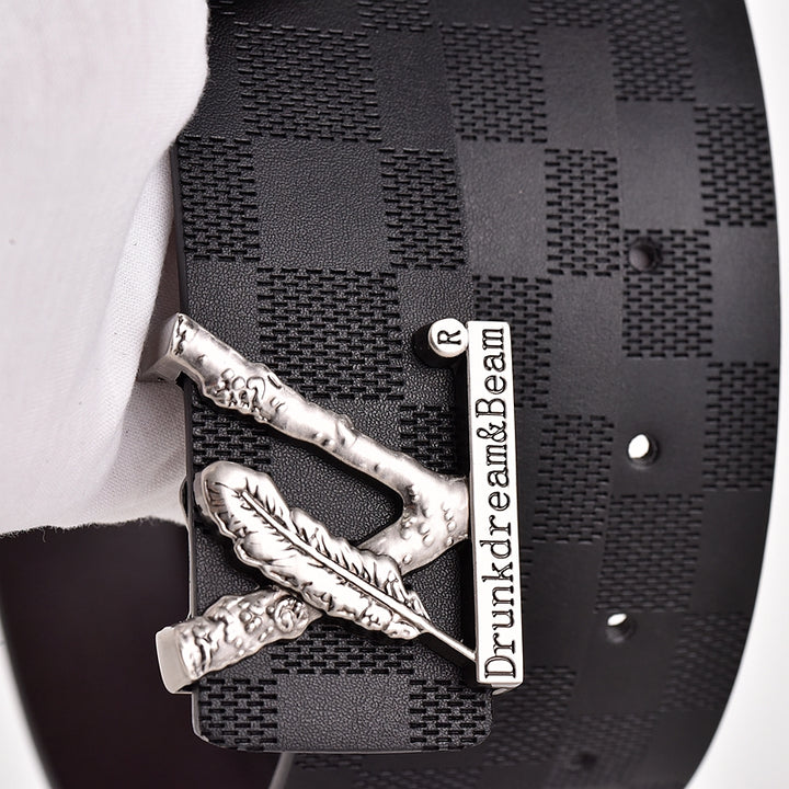 4 Color Fashion Letter Belt