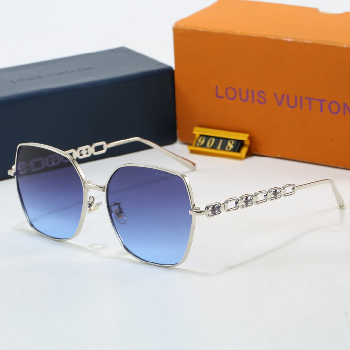 6 Color Luxury Chain Design Sunglasses