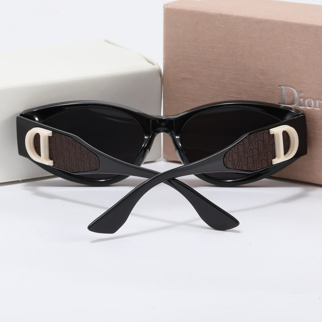 Unique cat-eye shape sunglasses in 4 colors