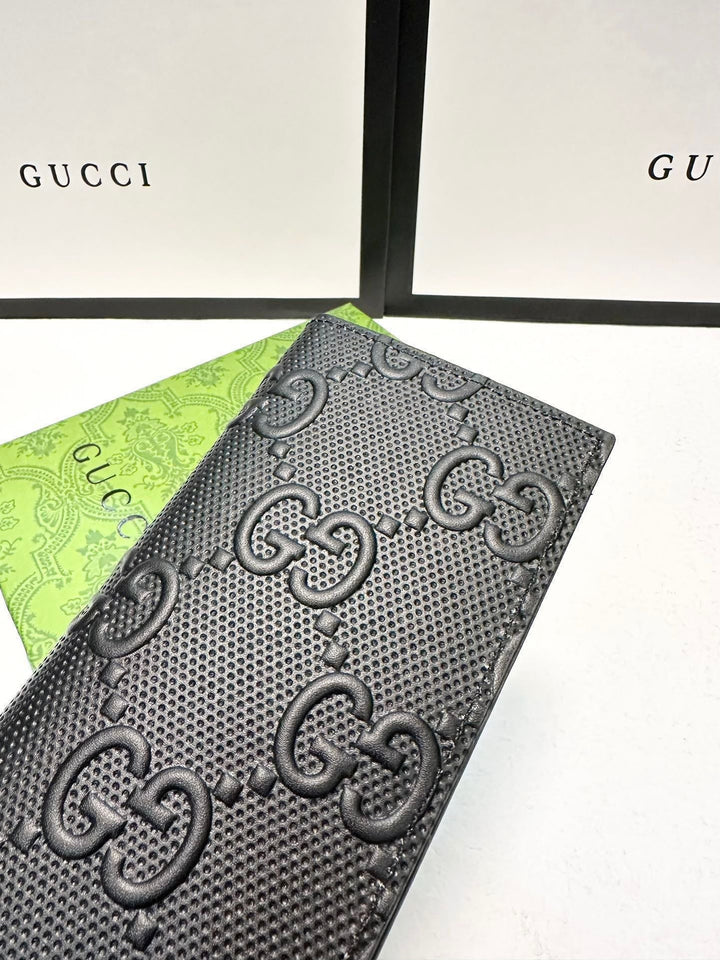 2 sizes of black printed wallet