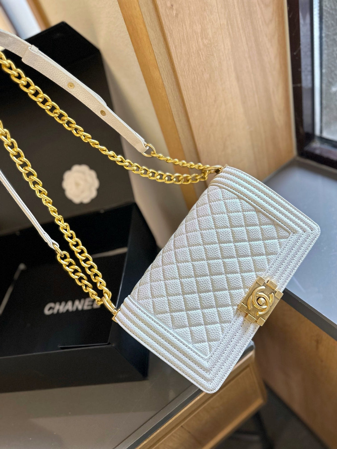 3 Colors Woven Check Tote