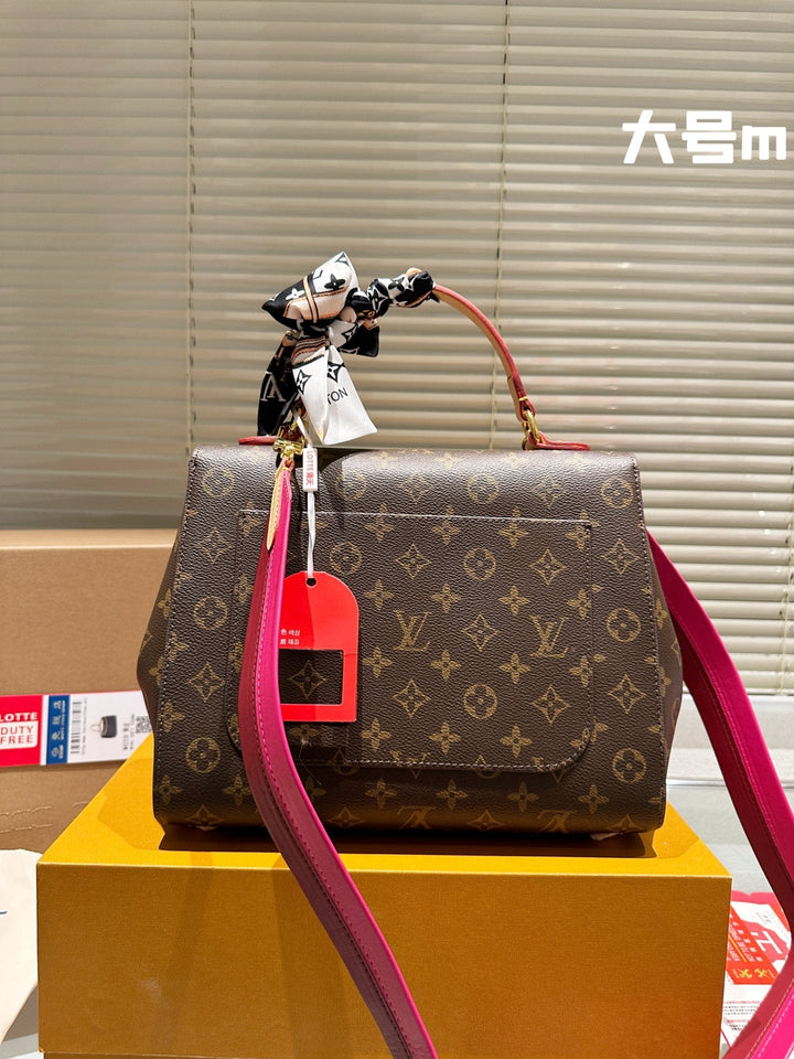 1 color large silk scarf with matching handbag