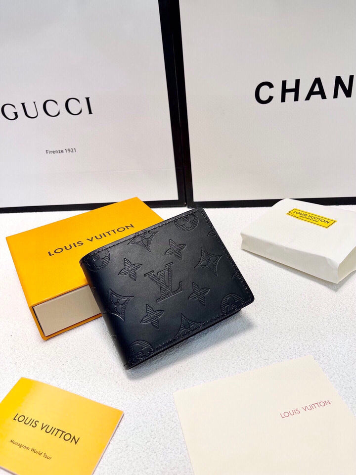 1 colors Cowhide Embossed Wallet