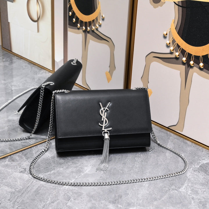 3 colors noble leather small bag