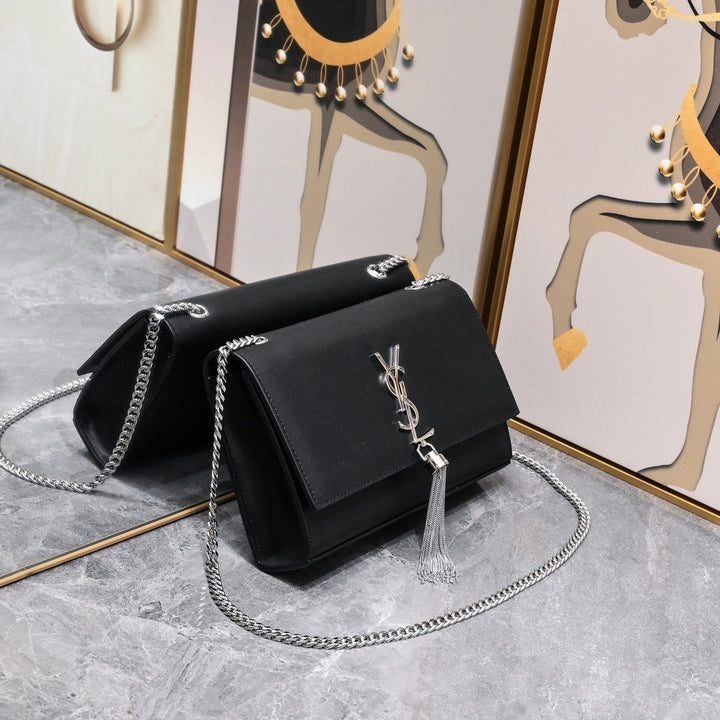 3 colors noble leather small bag