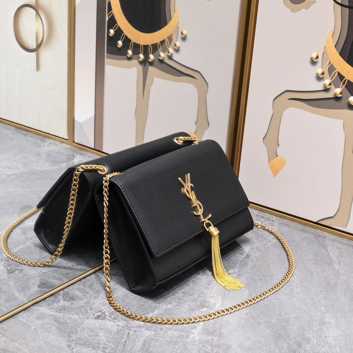 3 colors noble leather small bag
