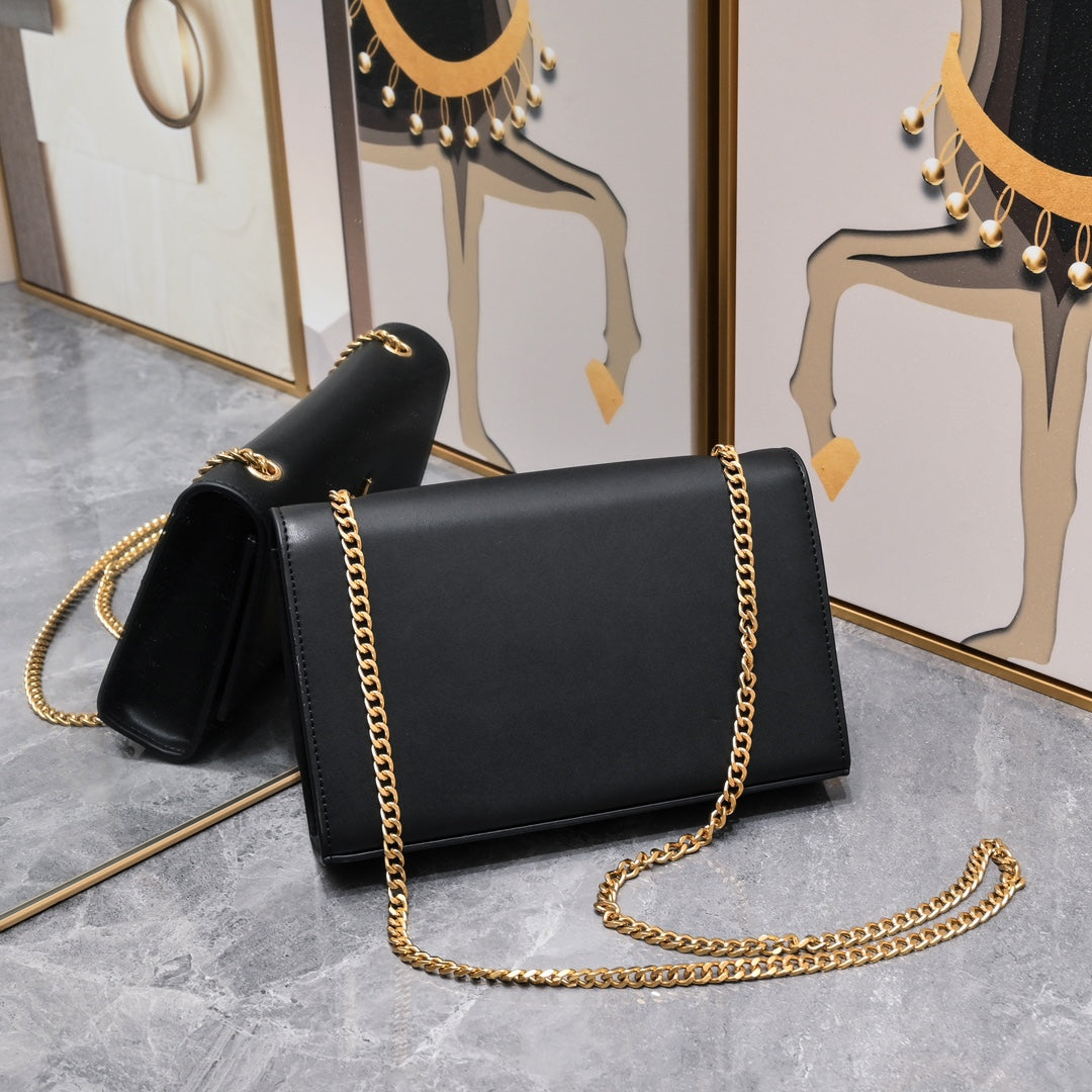 3 colors noble leather small bag