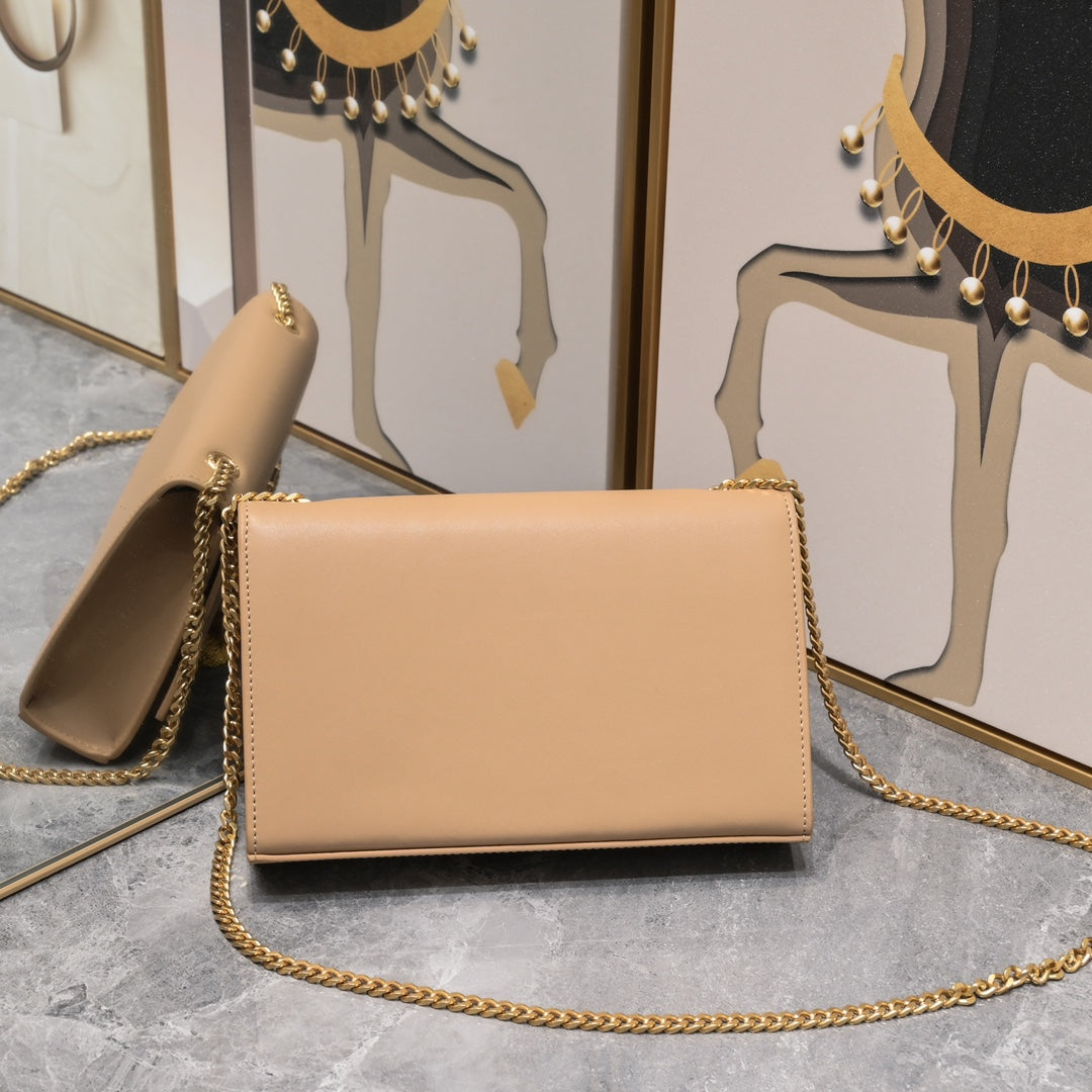 3 colors noble leather small bag