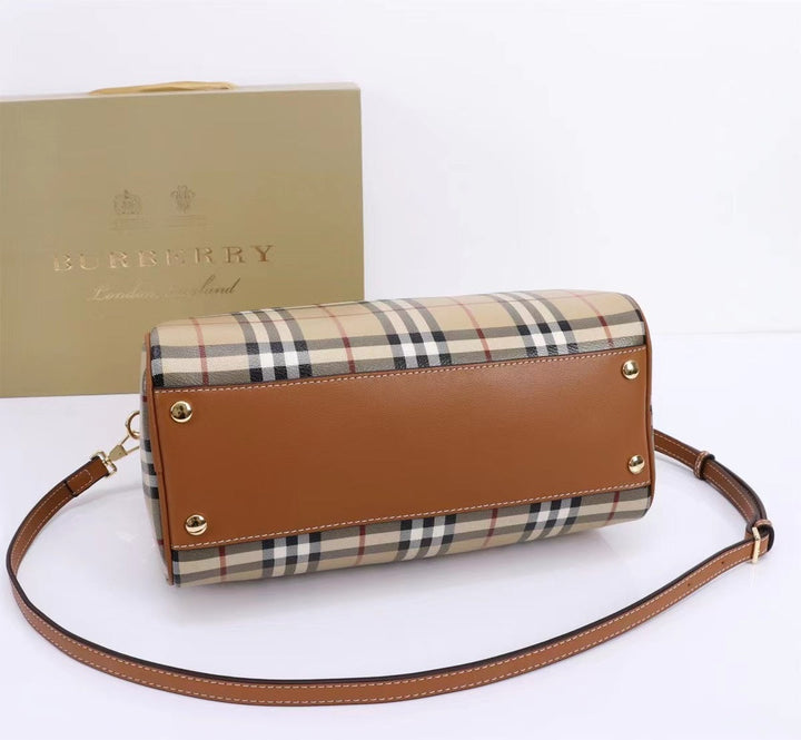 3 Colors Plaid Bowling Handbag
