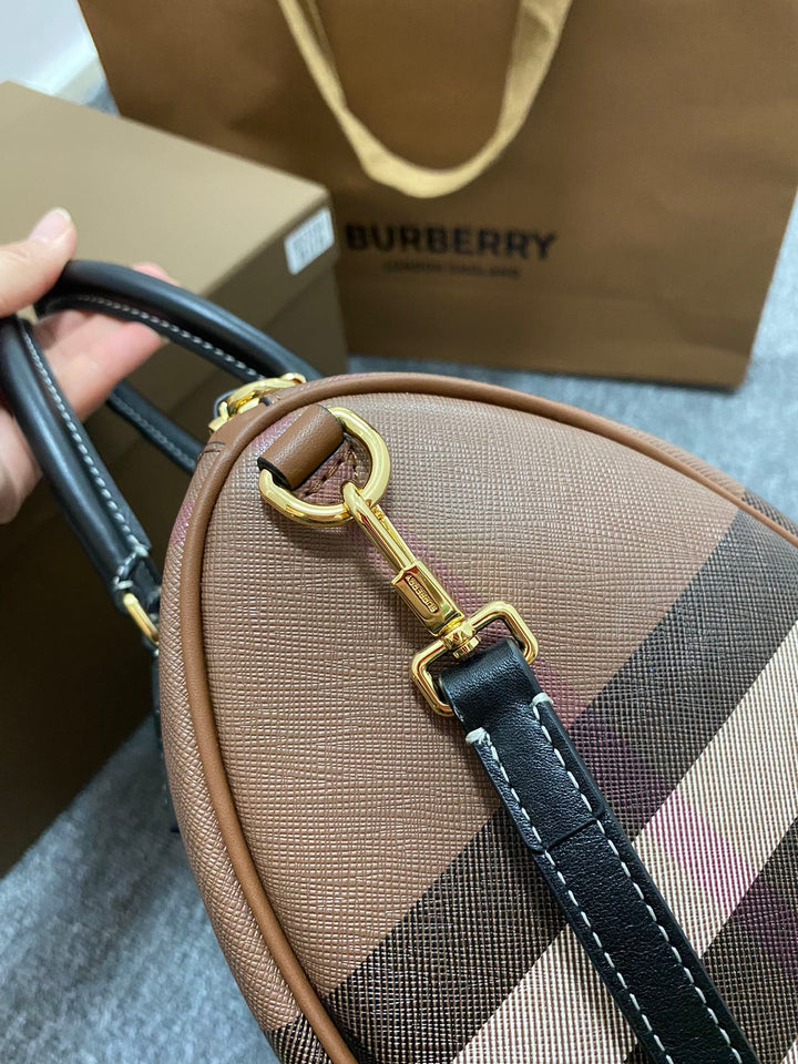 3 Colors Plaid Bowling Handbag