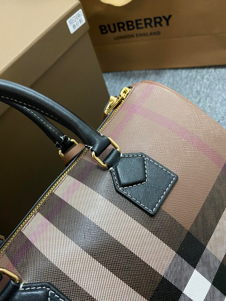 3 Colors Plaid Bowling Handbag