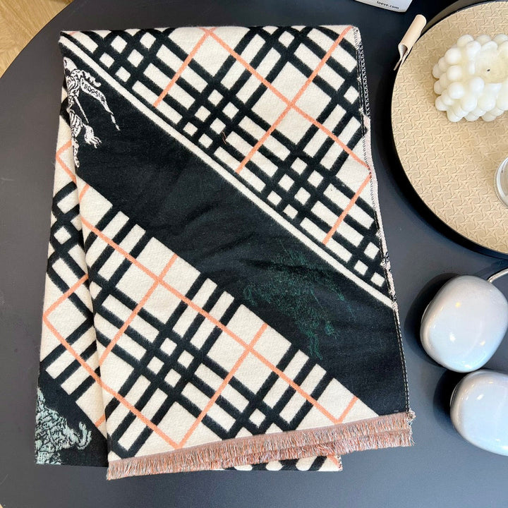 fall and winter plaid new scarf-fashion