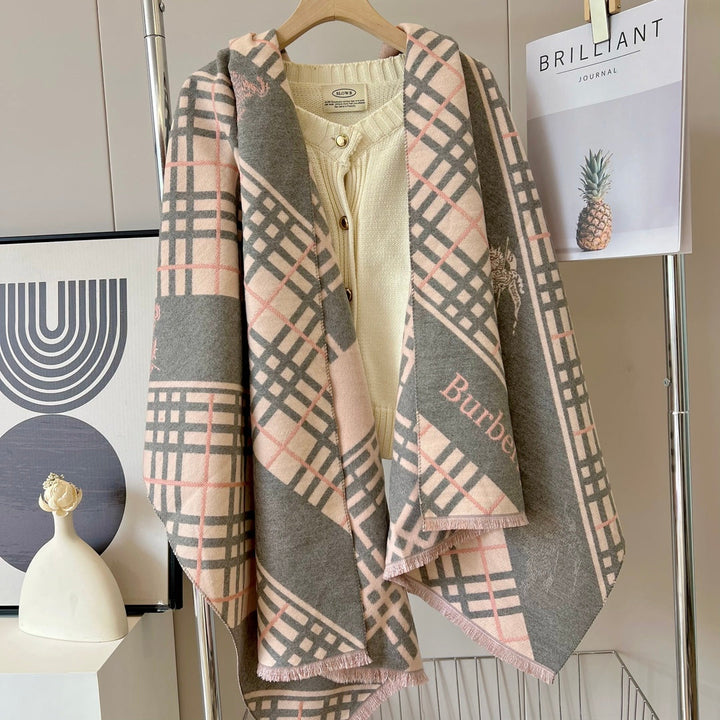 fall and winter plaid new scarf-fashion