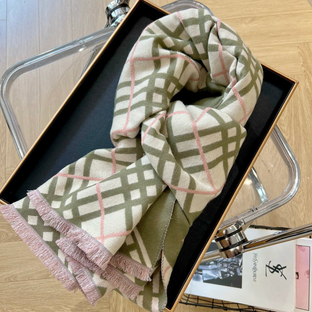 fall and winter plaid new scarf-fashion
