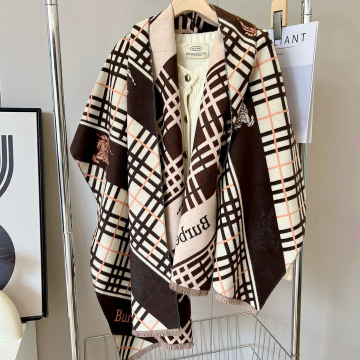 fall and winter plaid new scarf-fashion