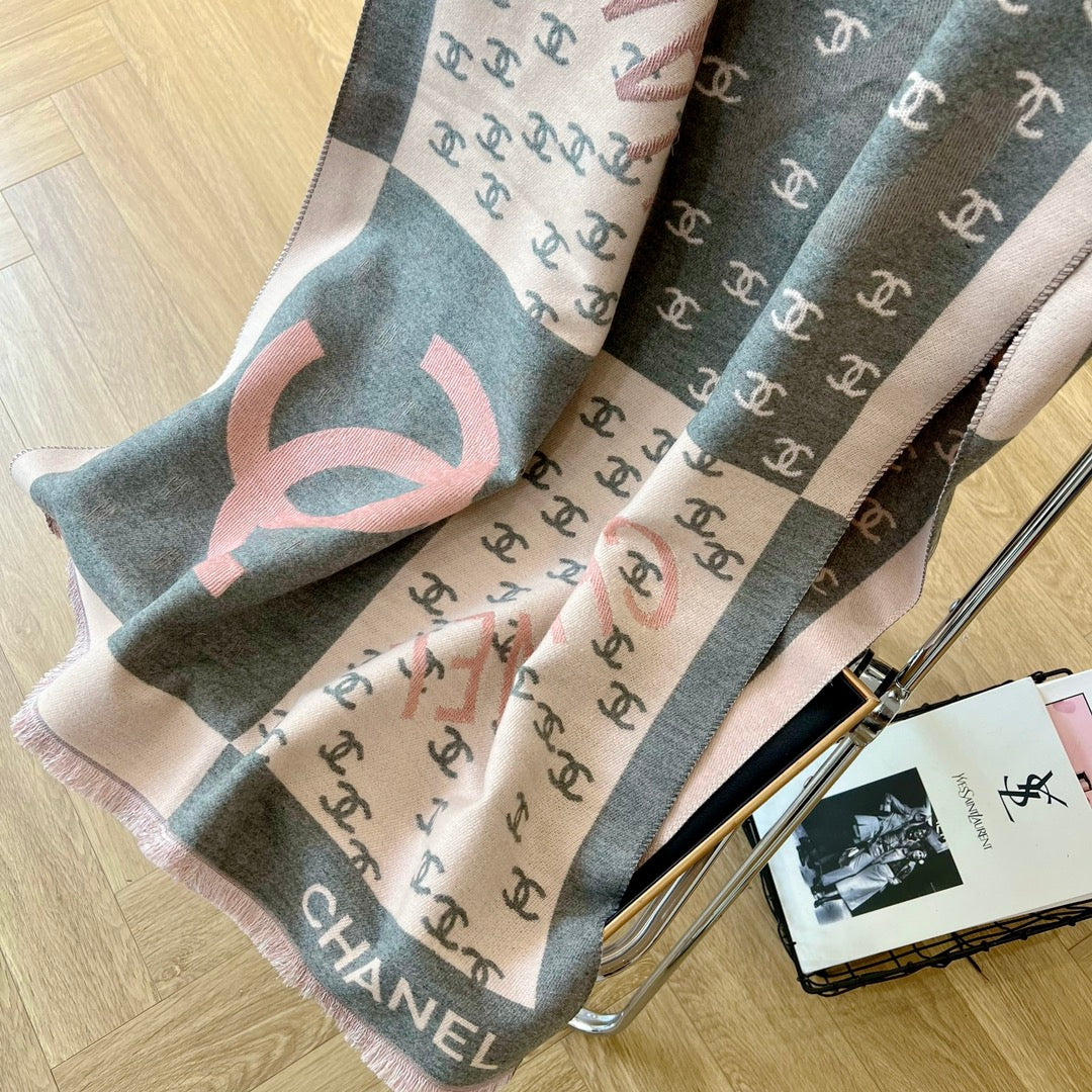 Double C Graffiti Fall and Winter Scarf-Fashion