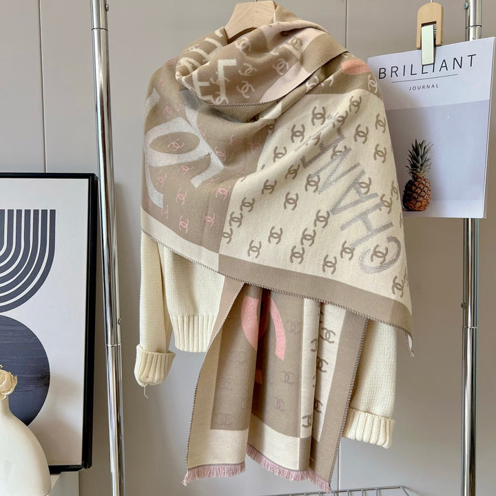 Double C Graffiti Fall and Winter Scarf-Fashion