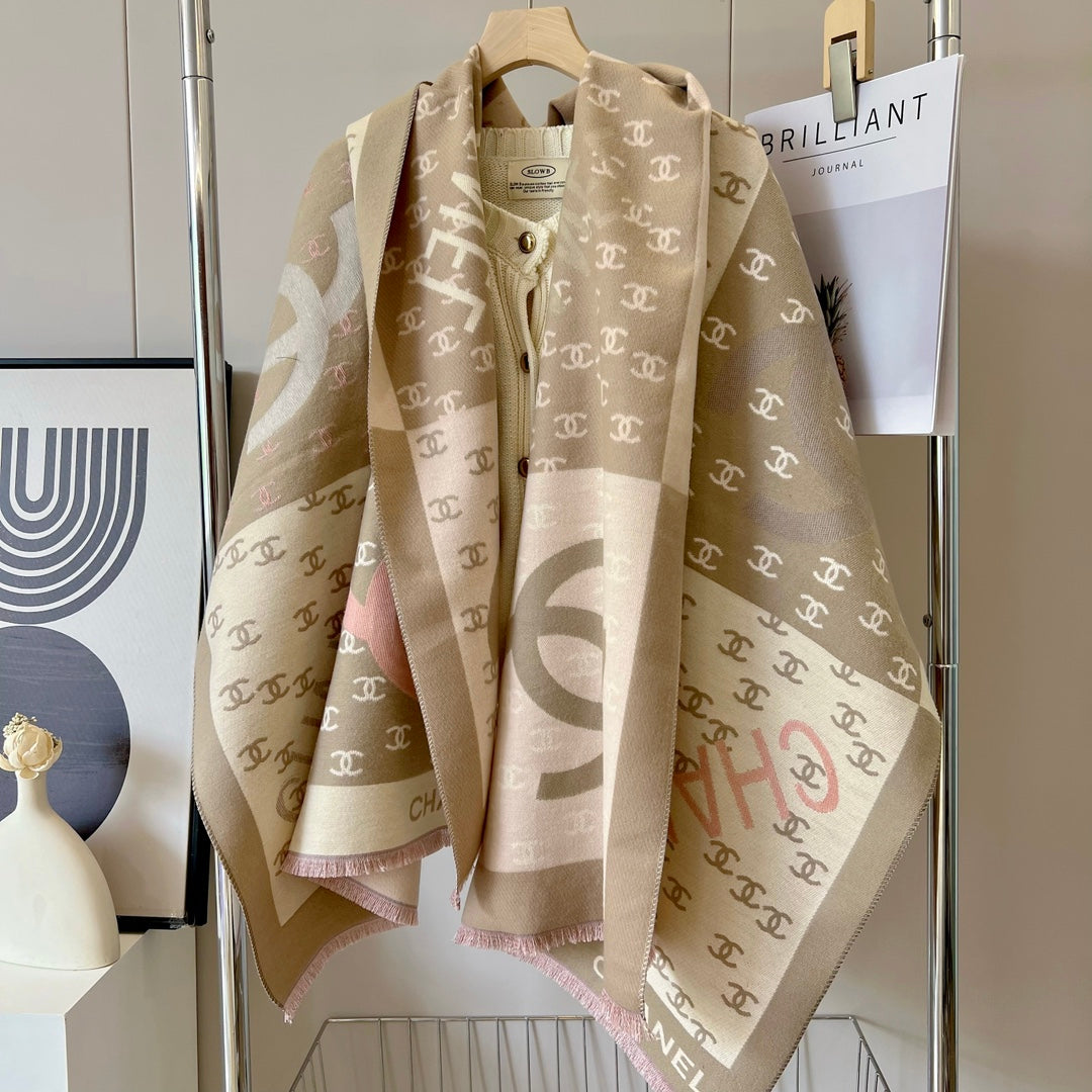 Double C Graffiti Fall and Winter Scarf-Fashion