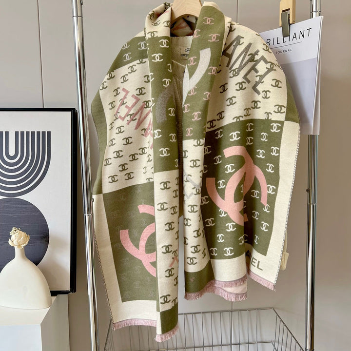 Double C Graffiti Fall and Winter Scarf-Fashion