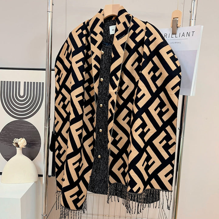 Double F fall and winter new fashion scarf