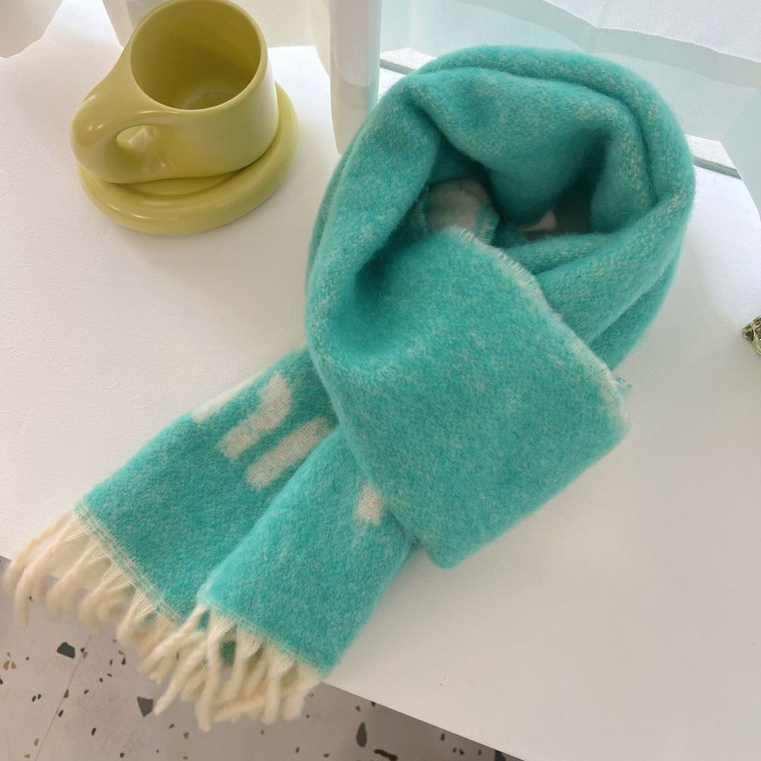 Autumn and Winter Scarf-Mohair Scarf
