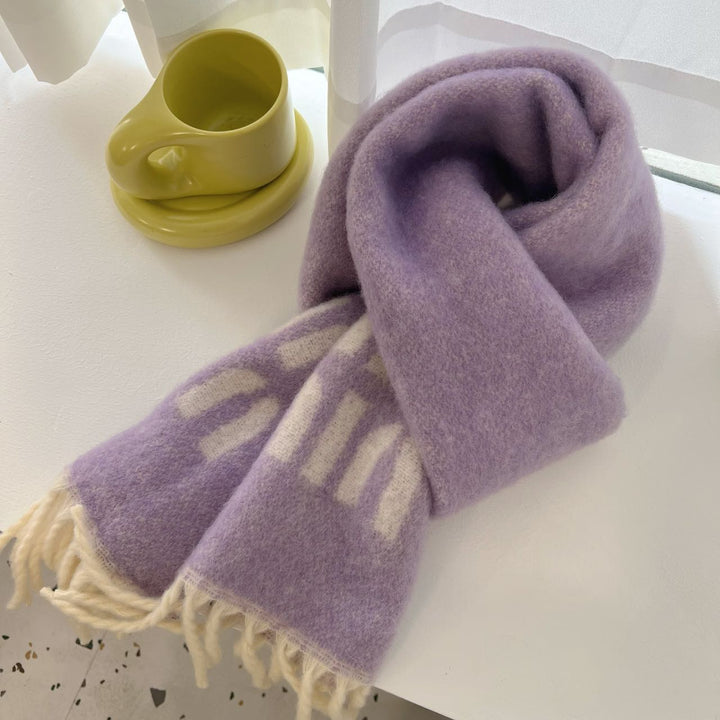 Autumn and Winter Scarf-Mohair Scarf