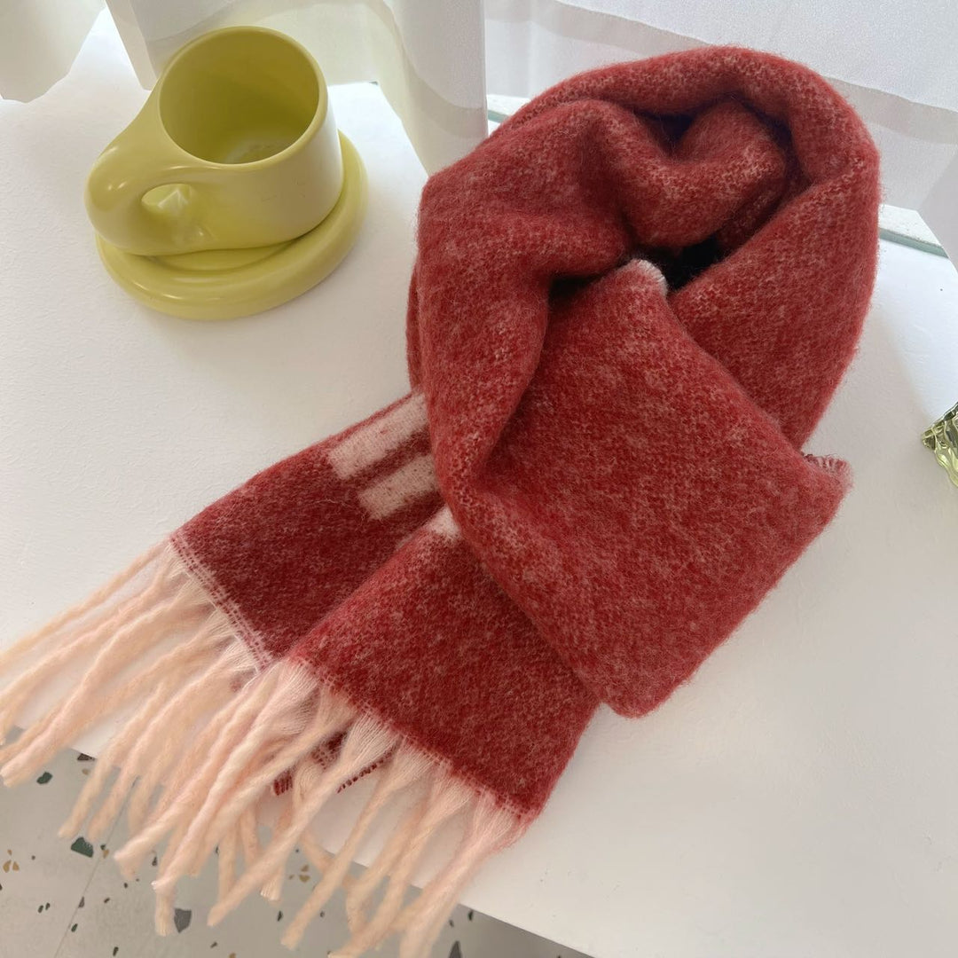 Autumn and Winter Scarf-Mohair Scarf