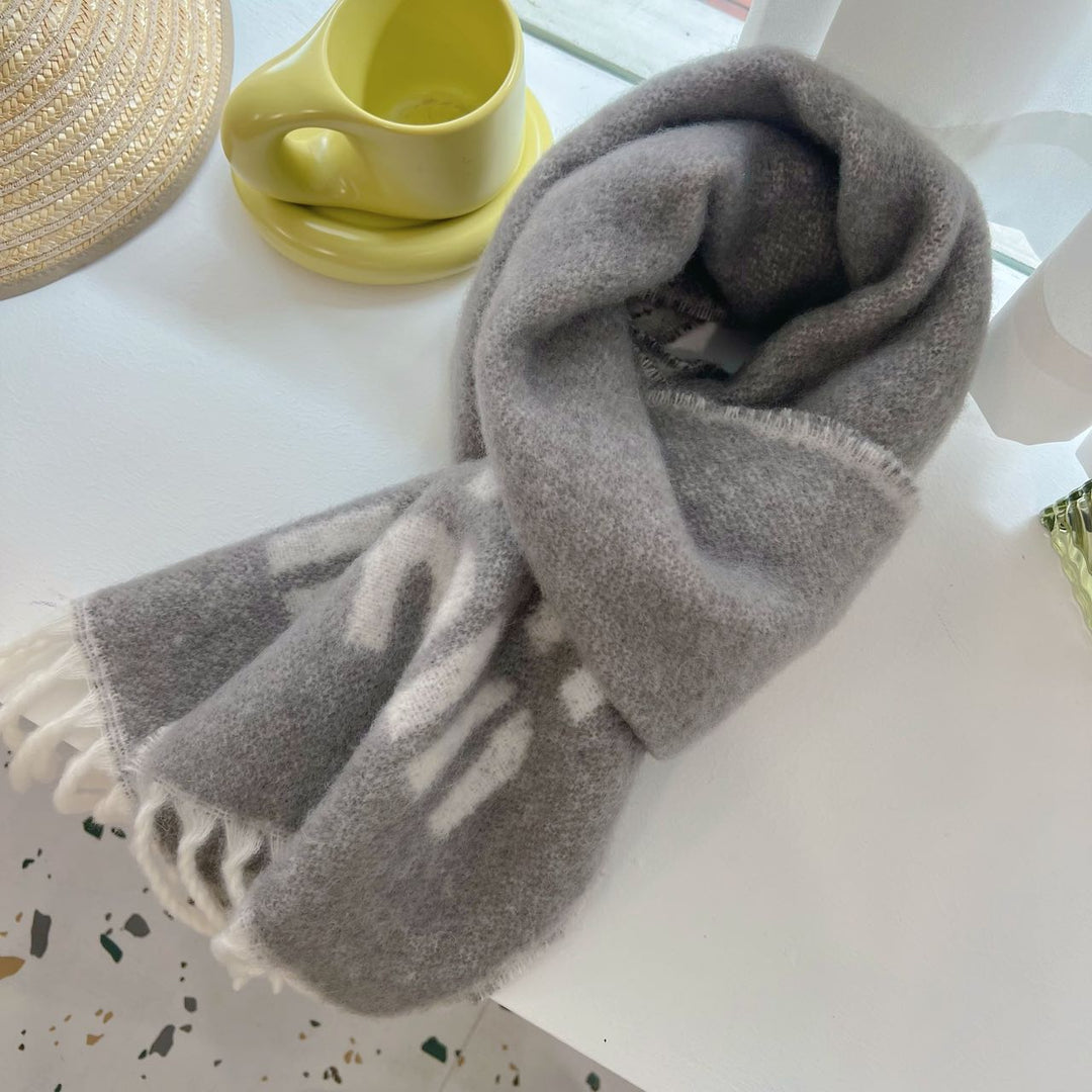 Autumn and Winter Scarf-Mohair Scarf