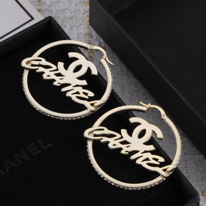 Fashion CC Hollow Earrings